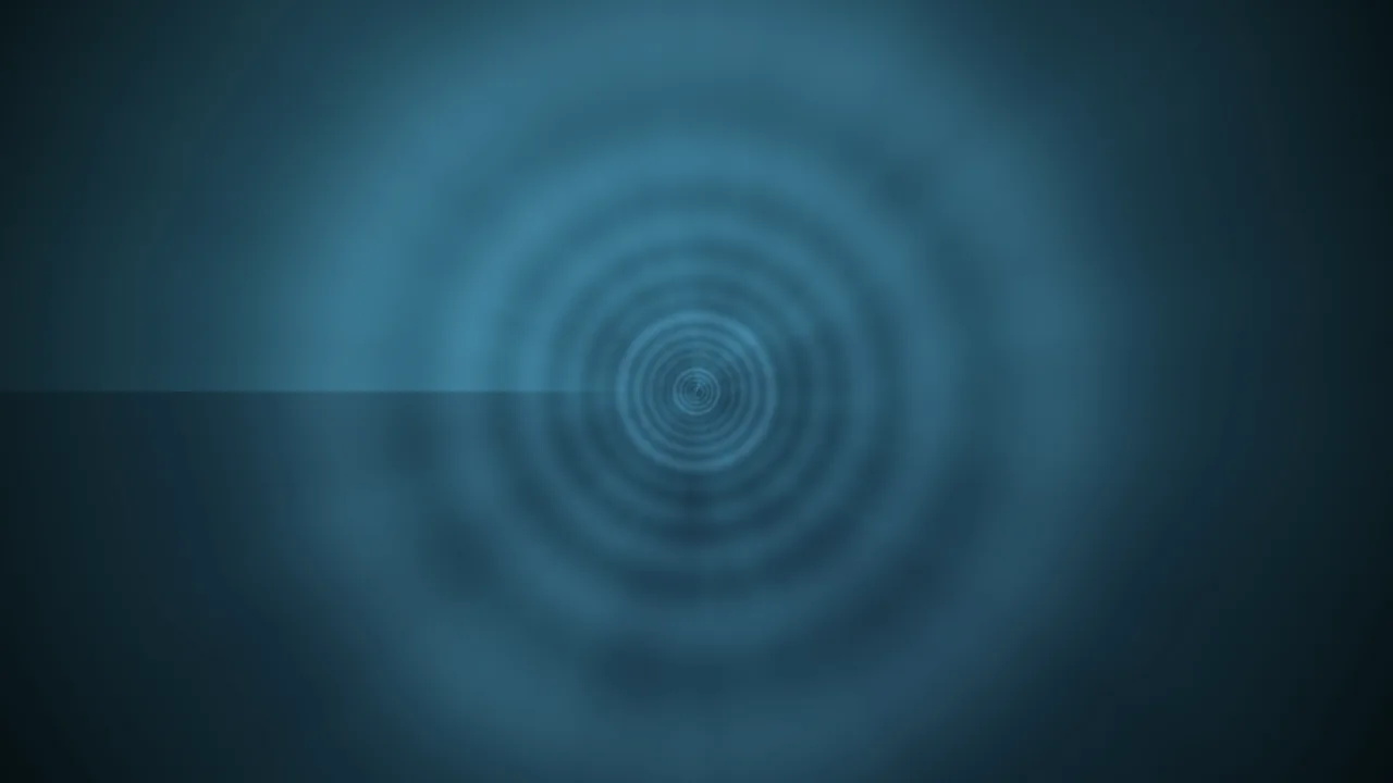 Blue Concentric Circular Scanner Interface