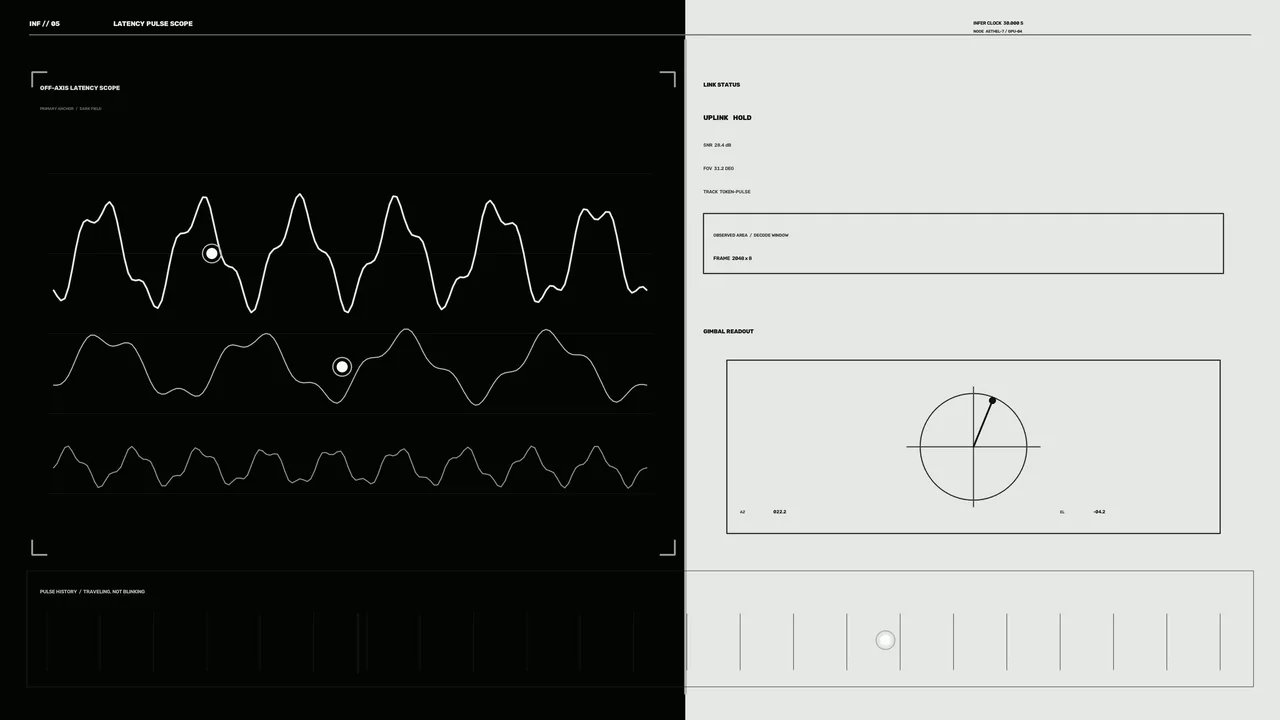 Latency Pulse Monitoring HUD 4K Sci-Fi Wallpaper