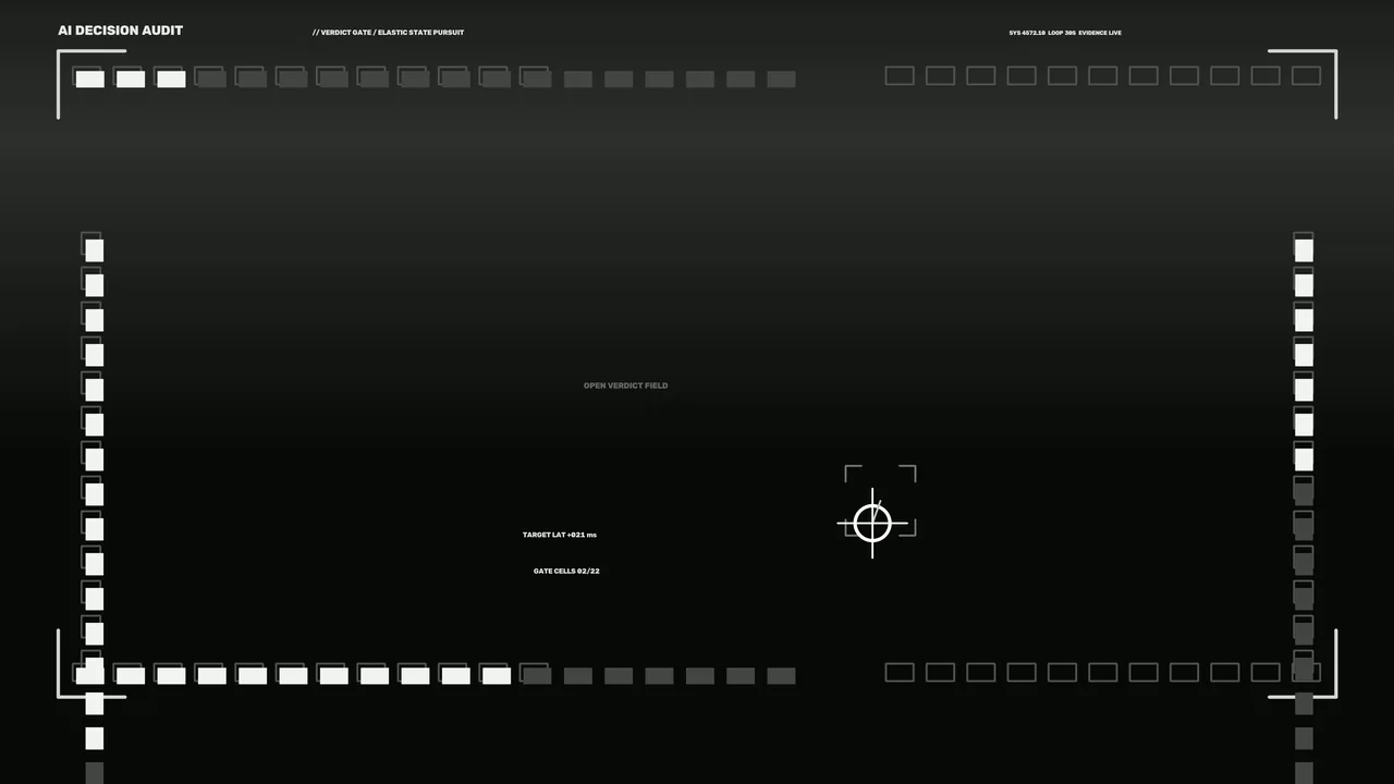 Minimal Sci-Fi Telemetry HUD Target Reticle 4K Wallpaper
