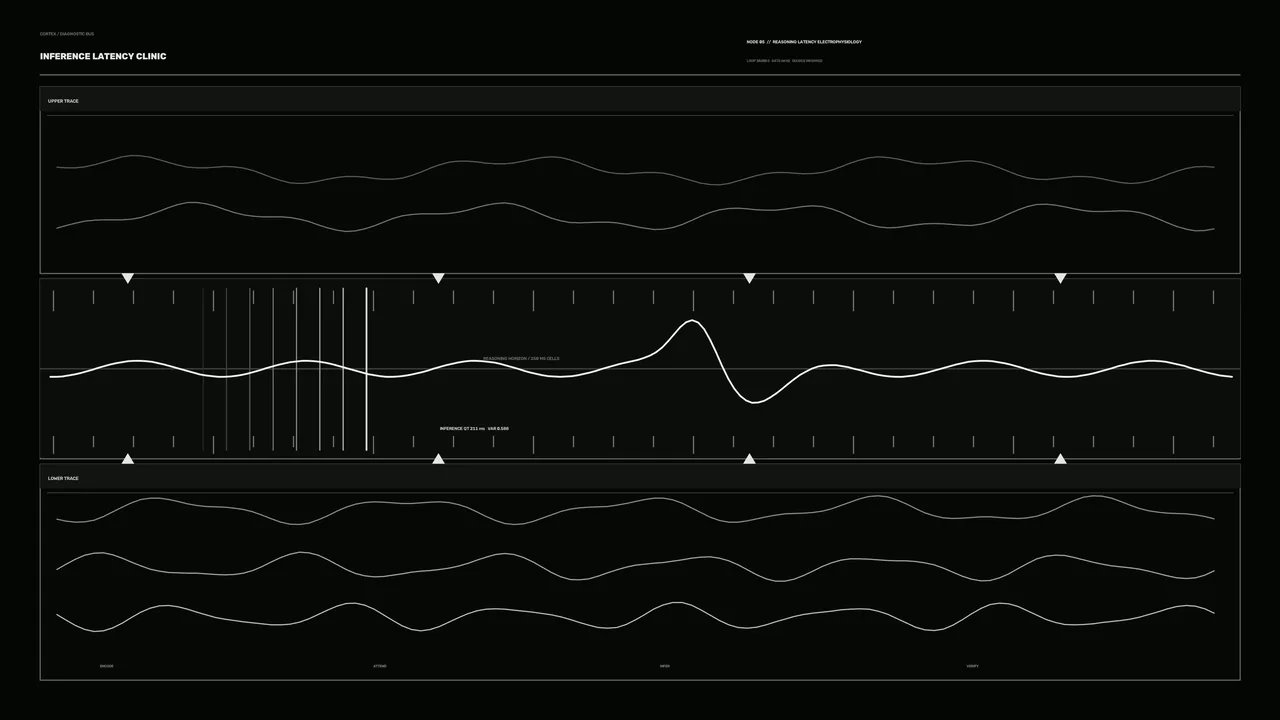 Monochrome Latency Diagnostic HUD 4K Wallpaper