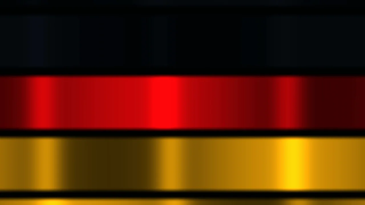 German Flag Horizontal Stripes, Black Red and Gold 4K Wallpaper