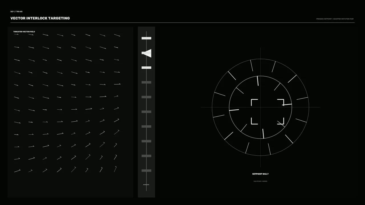 Futuristic Vector Targeting HUD 4K Wallpaper