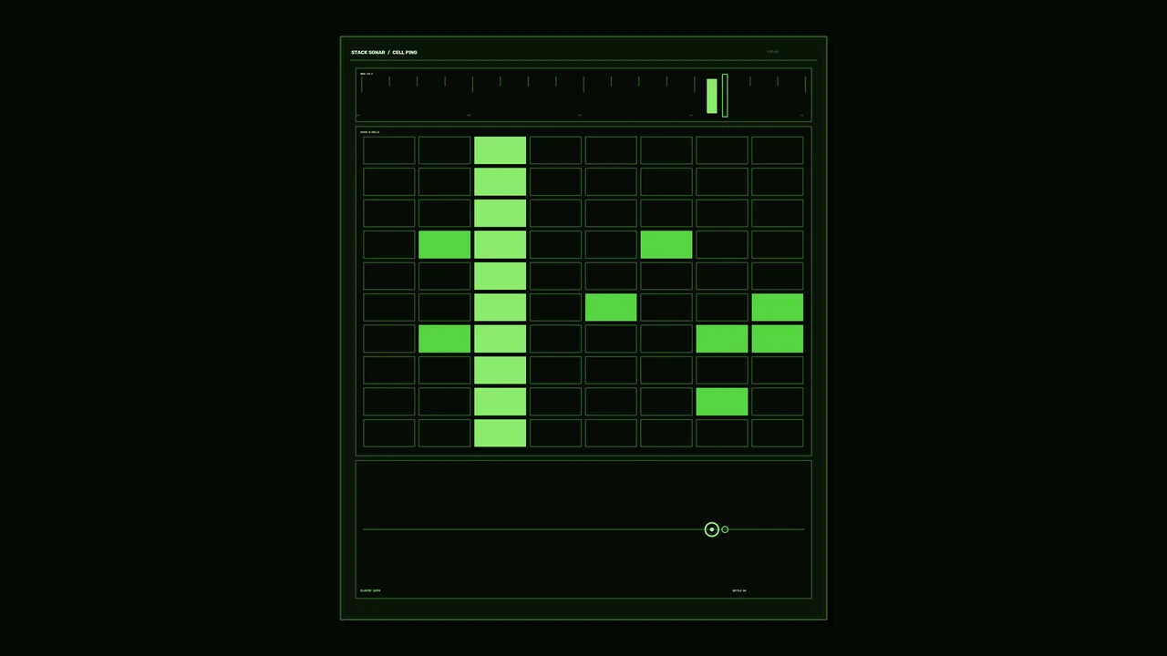 Precision Target Detection Grid HUD 4K Sci-Fi Wallpaper