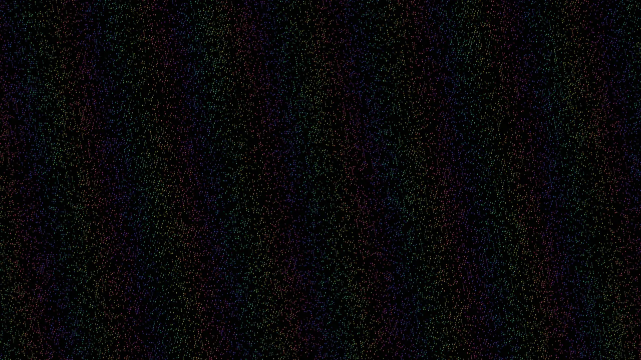 Multicolored Digital Speckle Noise on Black 4K Wallpaper