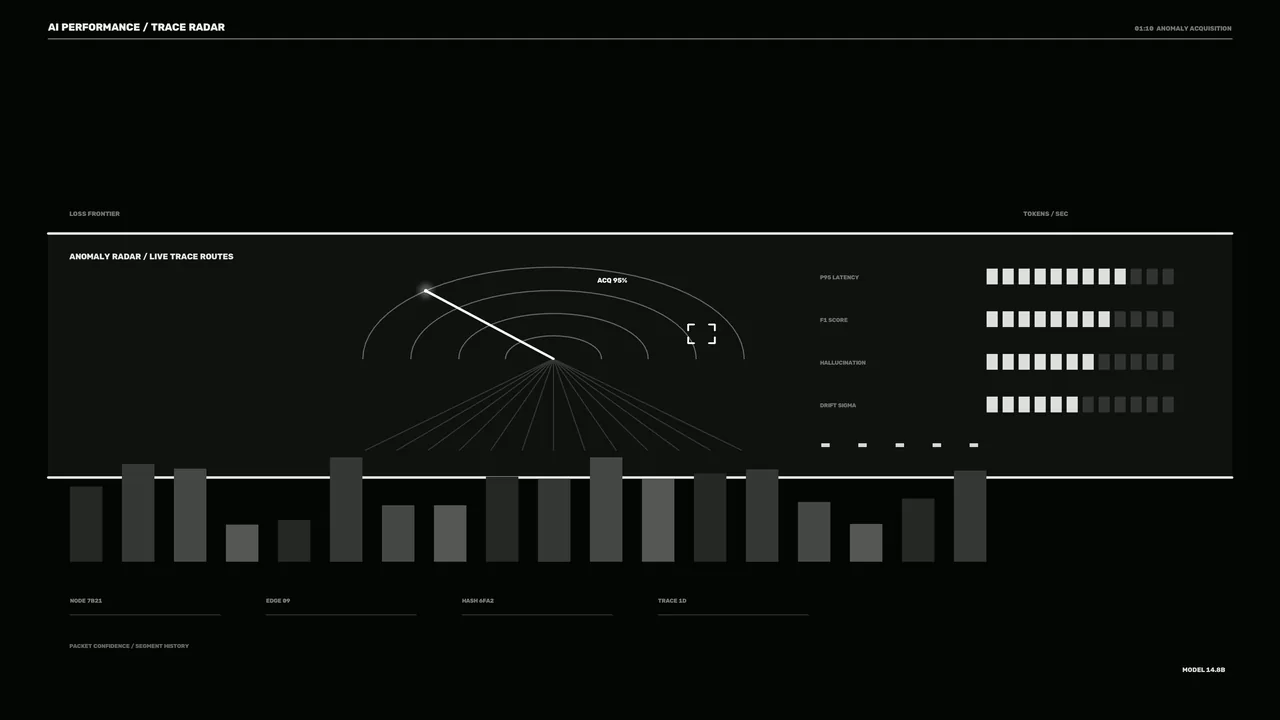Sci-Fi Anomaly Radar Telemetry HUD 4K Wallpaper