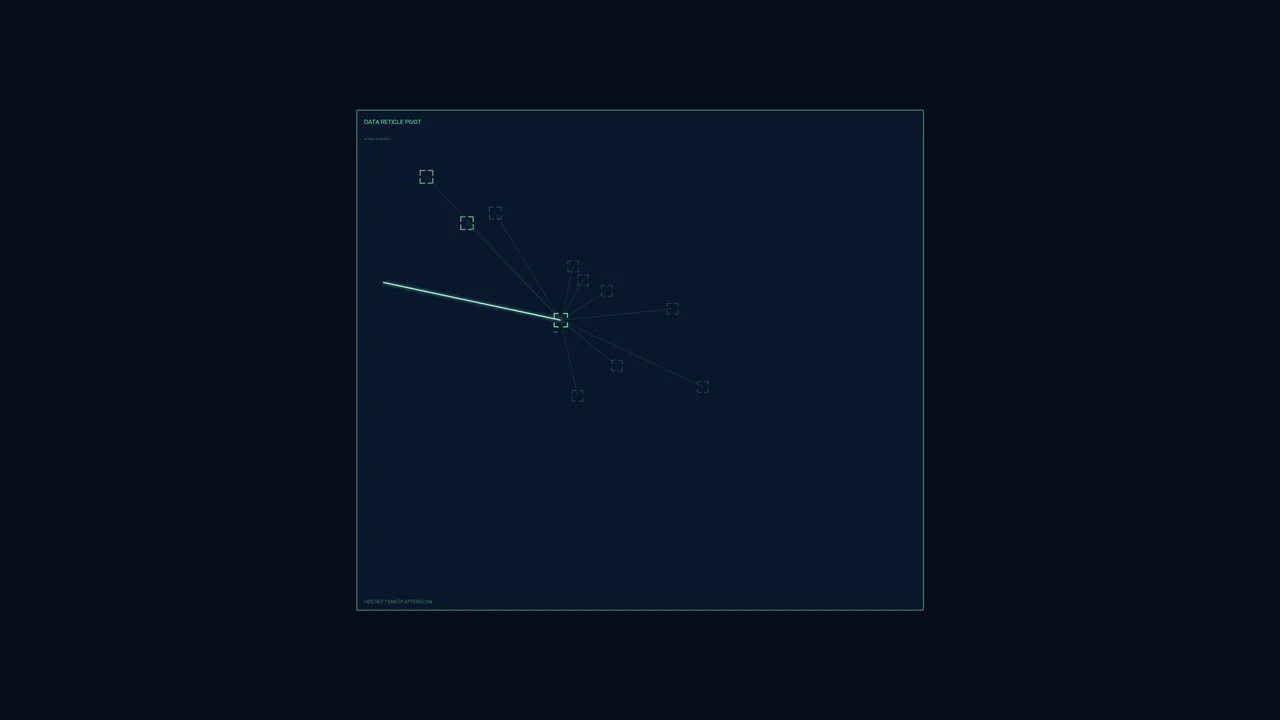 Green Reticle Pivot Data HUD Interface 4K Wallpaper