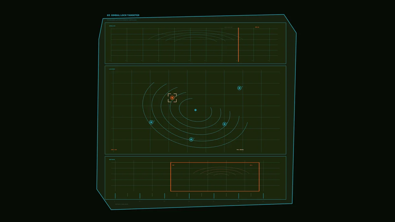 Sci-Fi Radar Sensor HUD Dashboard Screen Graphic Wallpaper