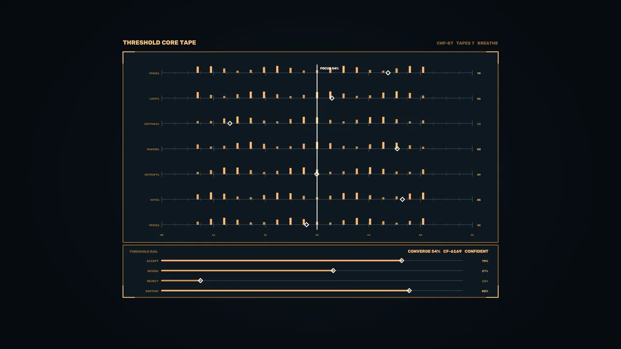 Sci-Fi Threshold Decision Telemetry HUD 4K Wallpaper