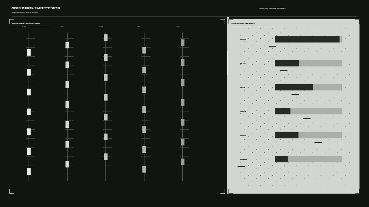 Monochrome Telemetry HUD Interface 4K Wallpaper