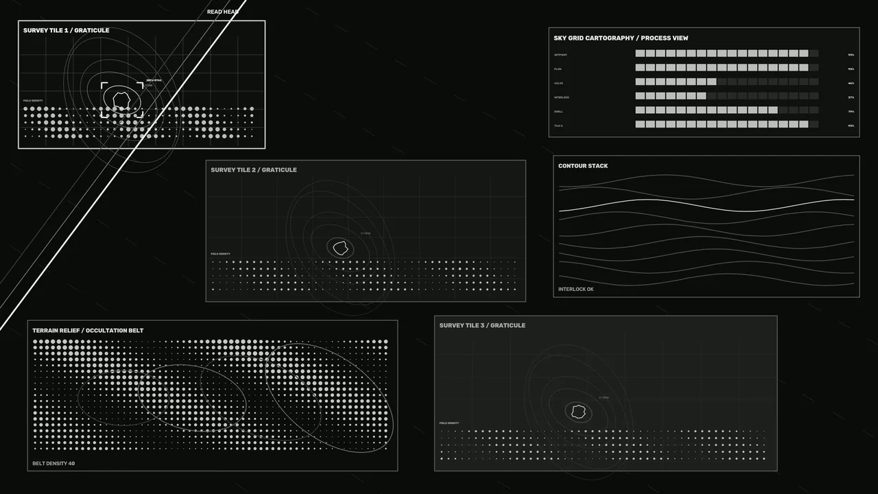 Asteroid Tracking HUD Dashboard 4K Sci-Fi Wallpaper