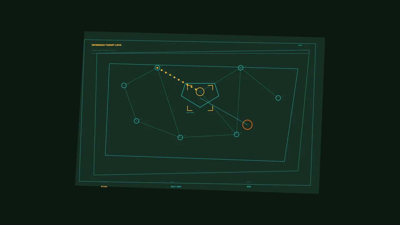 Futuristic Target-Lock Network HUD 4K Sci-Fi Wallpaper