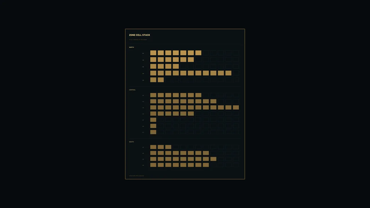 Regional Status Grid HUD 4K Sci-Fi Wallpaper