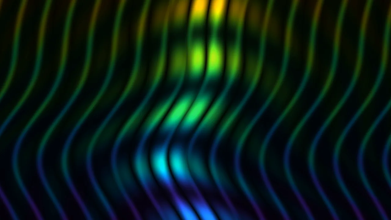Abstract Color Wave Interference 4K Wallpaper