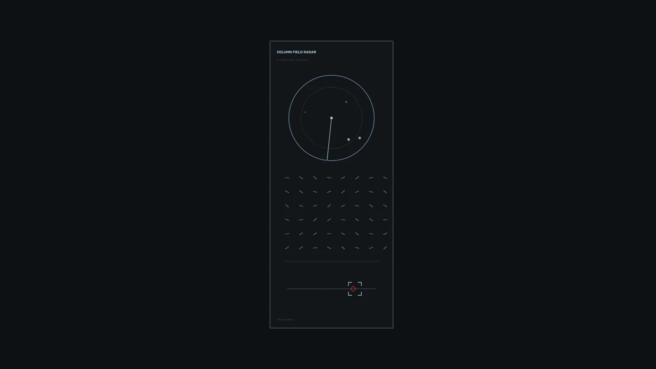 4K Sci-Fi Radar Data HUD Display Wallpaper