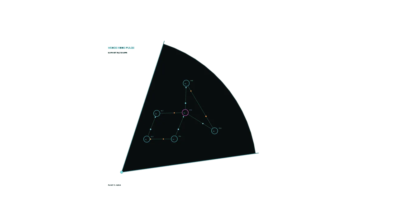 Sci-Fi Network Node Telemetry HUD 4K Wallpaper