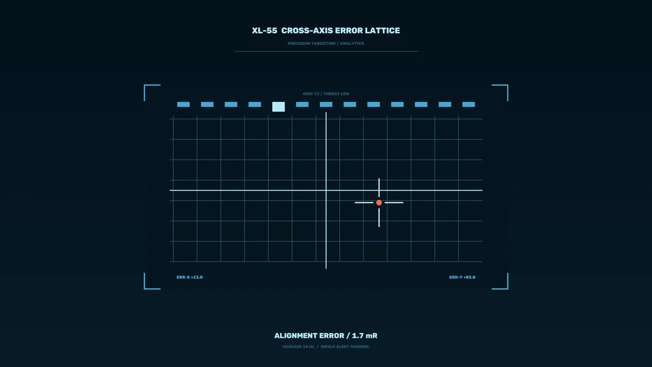 Cross-Axis Error Lattice Targeting HUD 4K Wallpaper