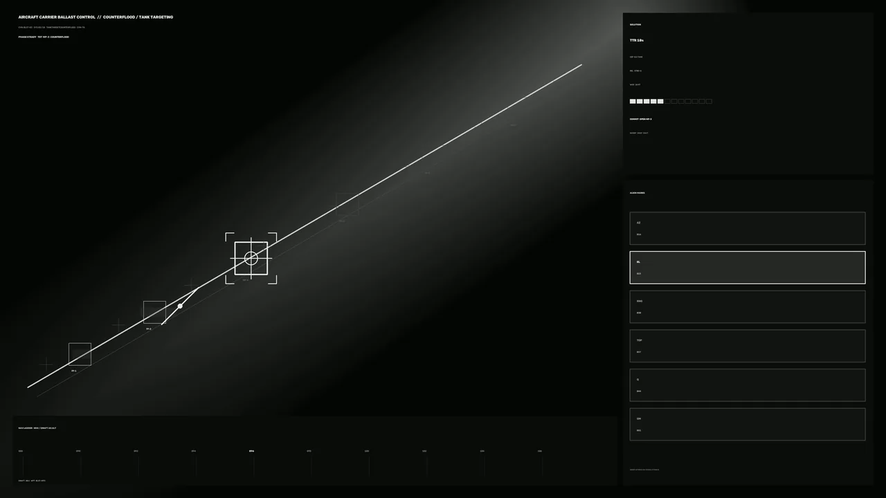 Monochrome Sci-Fi Targeting HUD 4K Wallpaper
