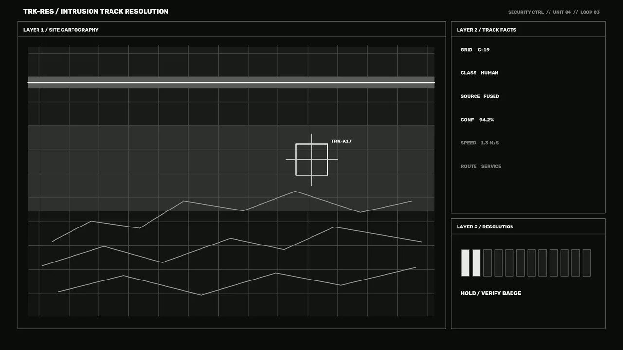 Intrusion Tracking Resolution HUD Interface