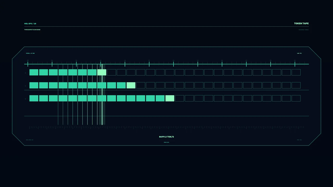 Futuristic Token Telemetry HUD Dashboard 4K Wallpaper