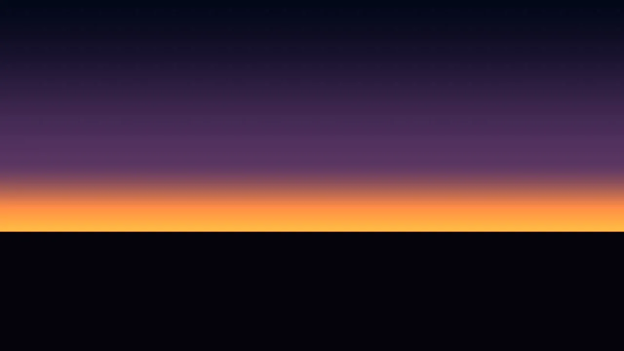 Minimal Purple Orange Horizon Gradient 4K Wallpaper