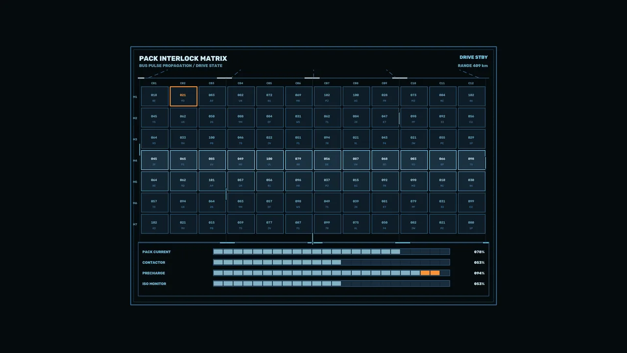 Pack Interlock Matrix HUD 4K Sci-Fi Wallpaper