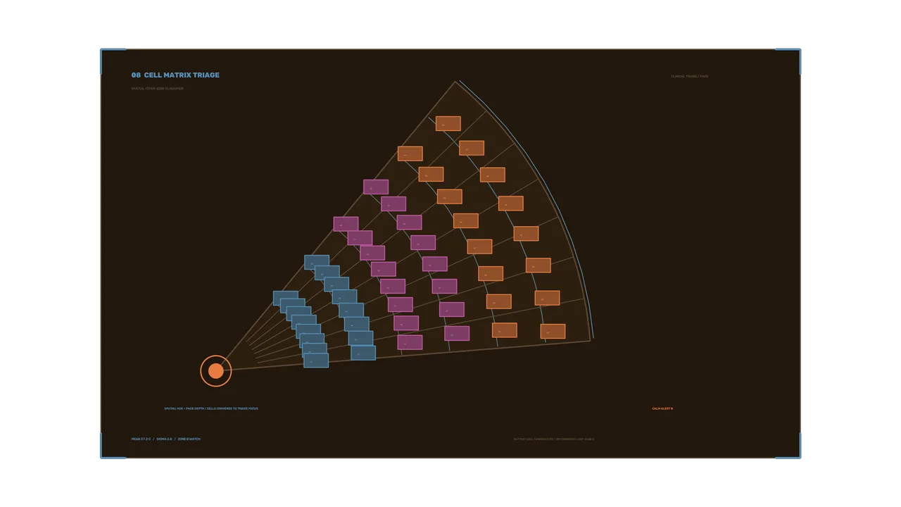 4K Sci-Fi Cell Matrix Telemetry HUD Wallpaper