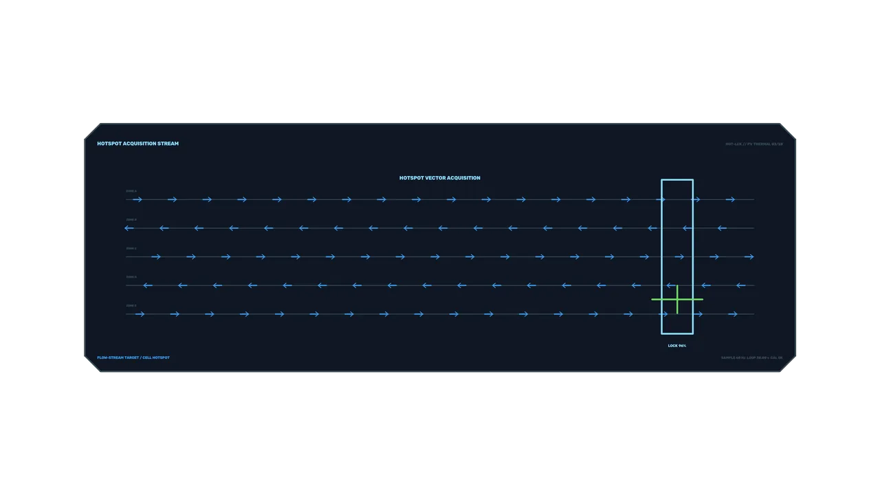 Cell Hotspot Acquisition HUD – 4K Sci-Fi Wallpaper
