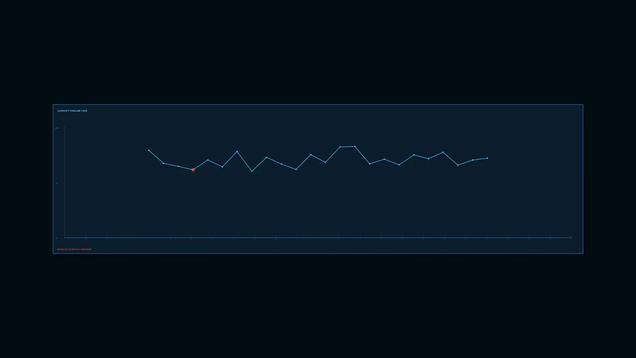 Battery Storage Capacity Timeline HUD Wallpaper – 4K Sci-Fi Interface