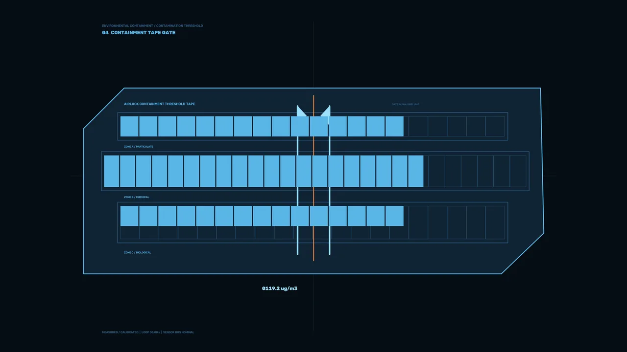 Contamination Threshold Monitoring HUD 4K Wallpaper