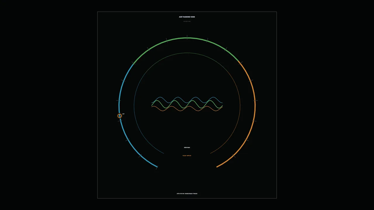 Circular Multicolor Telemetry HUD 4K Wallpaper