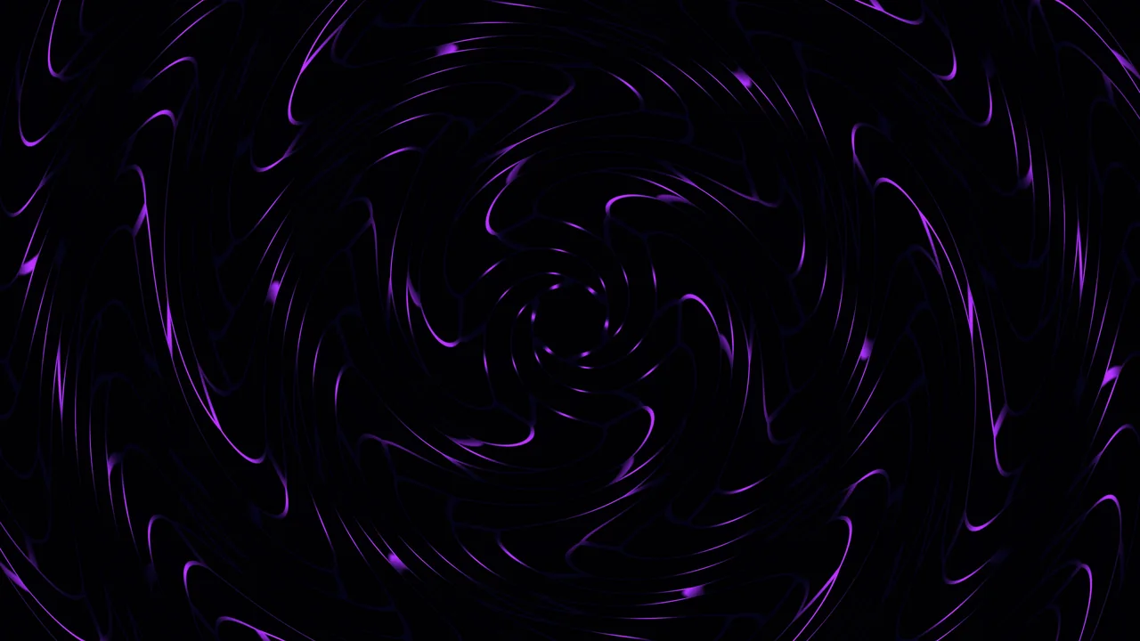 Purple Swirling Vortex with Luminous Curves 4K Wallpaper