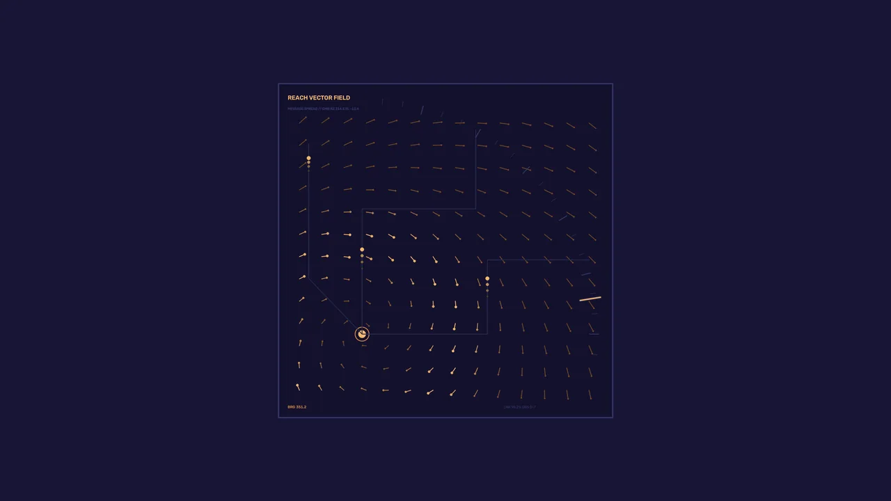 Reach Vector Field HUD 4K Sci-Fi Wallpaper