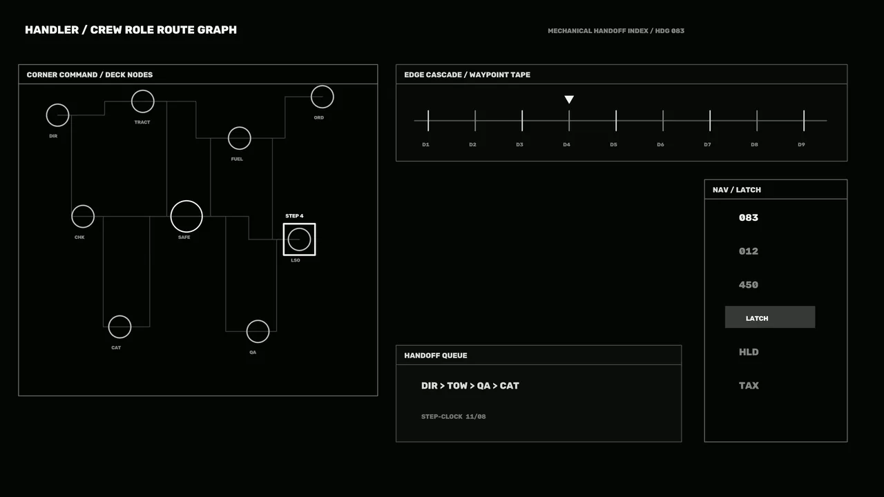 Crew Role Route Graph HUD 4K Sci-Fi Wallpaper