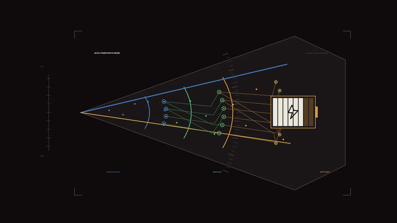 Battery Charging Telemetry HUD Interface 4K Sci-Fi Wallpaper
