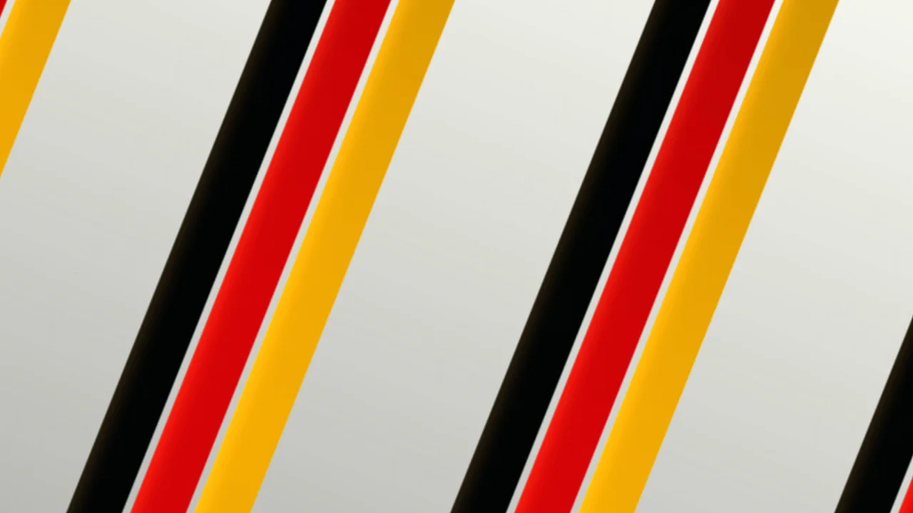 4K Sci-Fi HUD-Style Wallpaper with Diagonal Black Red and Gold Stripes