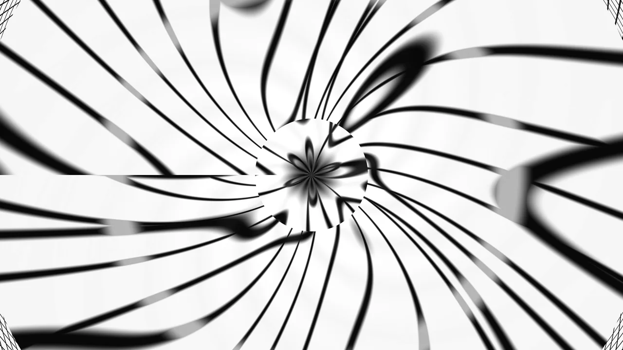 Monochrome Radial Scanner HUD 4K Wallpaper