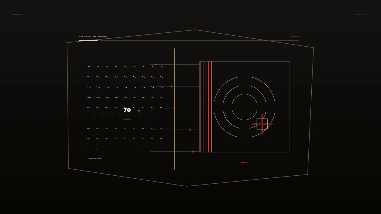 Sci-Fi Charging Progress HUD and Vector Scanner 4K Wallpaper