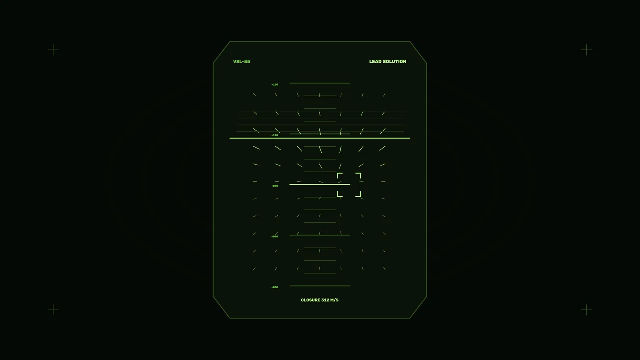 Green Precision Target Acquisition HUD 4K Wallpaper