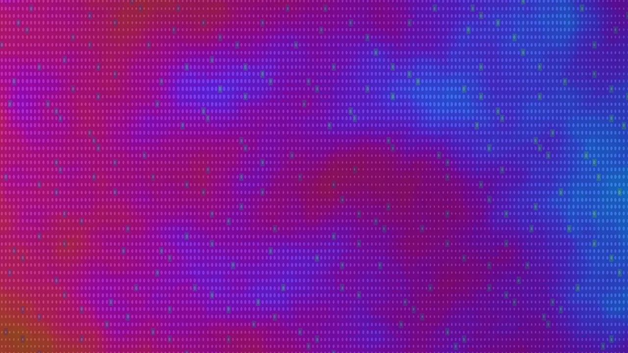 4K Magenta Blue Pixel Matrix Gradient Background