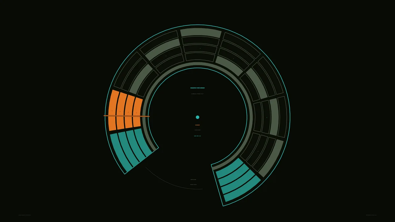 Circular Sonar-Style Detection HUD Dashboard 4K Wallpaper