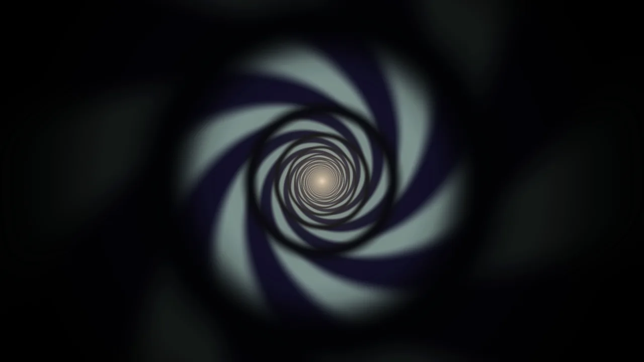 Centered Teal Spiral Portal with Luminous Core 4K Wallpaper