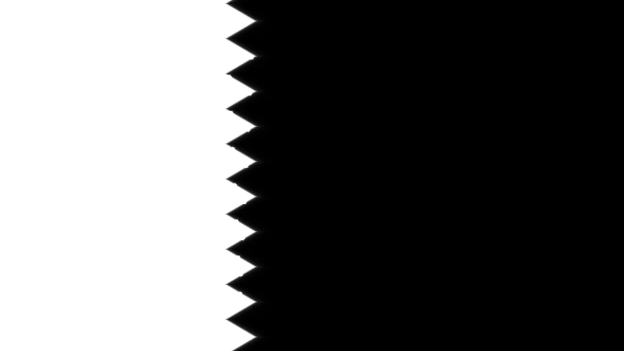 Black and White Jagged Edge Abstract 4K Wallpaper