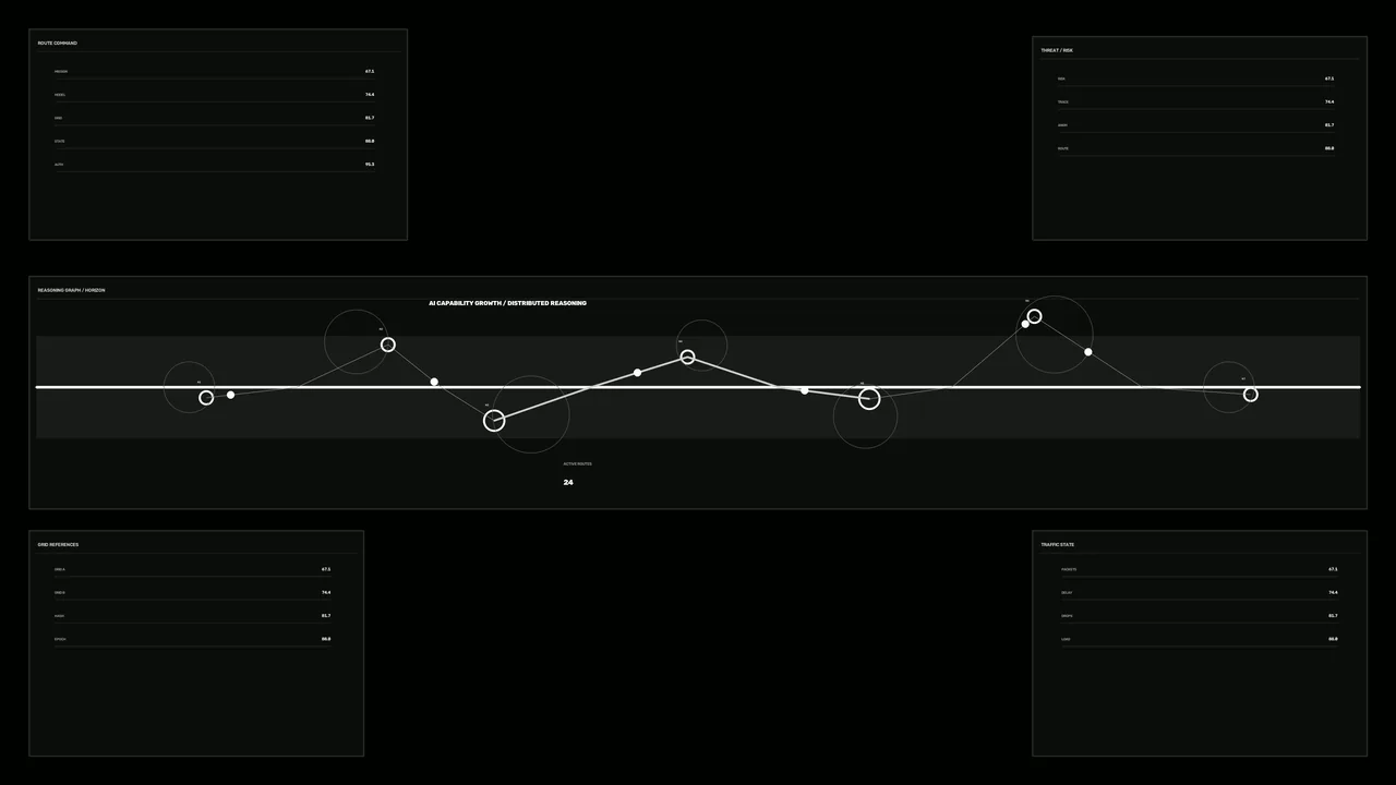 Monochrome Sci-Fi Telemetry HUD Dashboard 4K Wallpaper