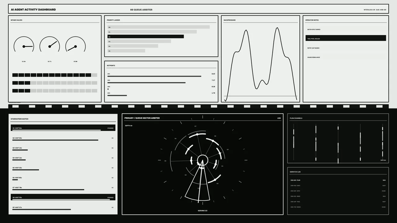 Monochrome Science-Fiction Activity Dashboard HUD 4K Wallpaper