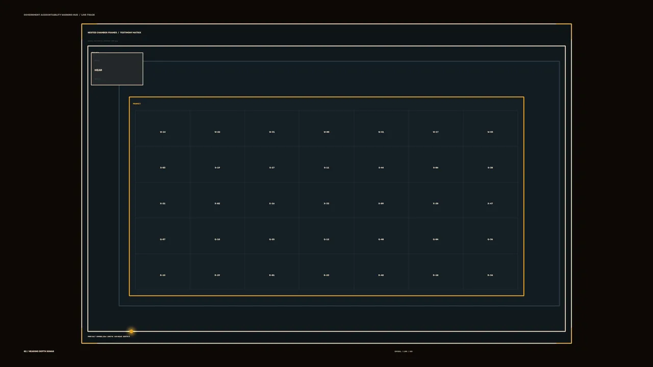 Free 4K Sci-Fi Warning Grid HUD Wallpaper