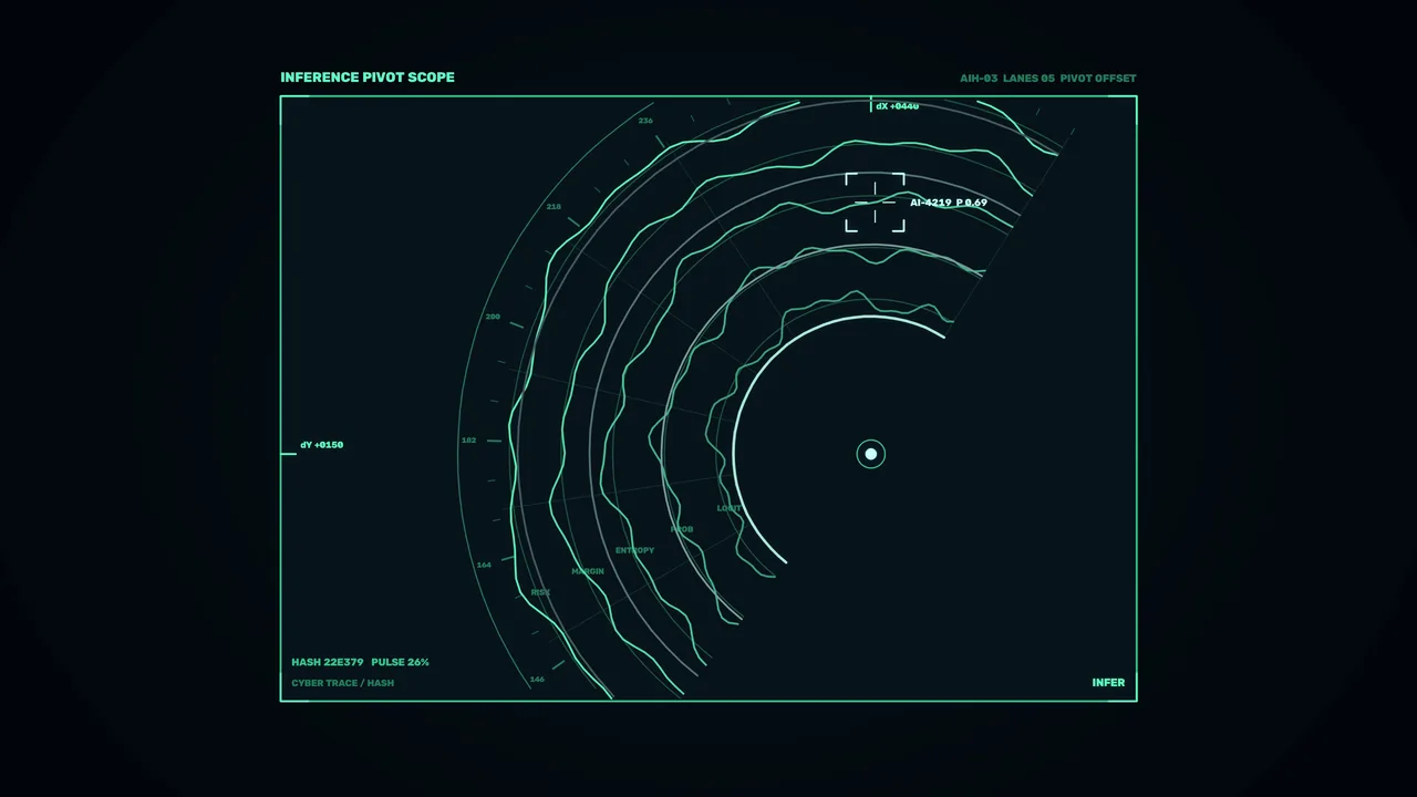 Futuristic Radial Scanner HUD 4K Wallpaper