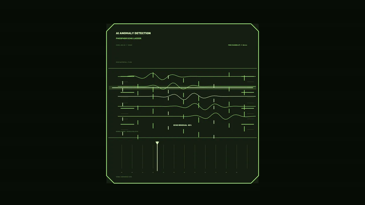 Green Sci-Fi Anomaly Detection HUD 4K Wallpaper