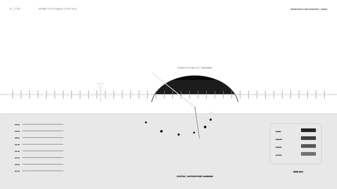 Predictive Corridor Status HUD Dashboard 4K Wallpaper
