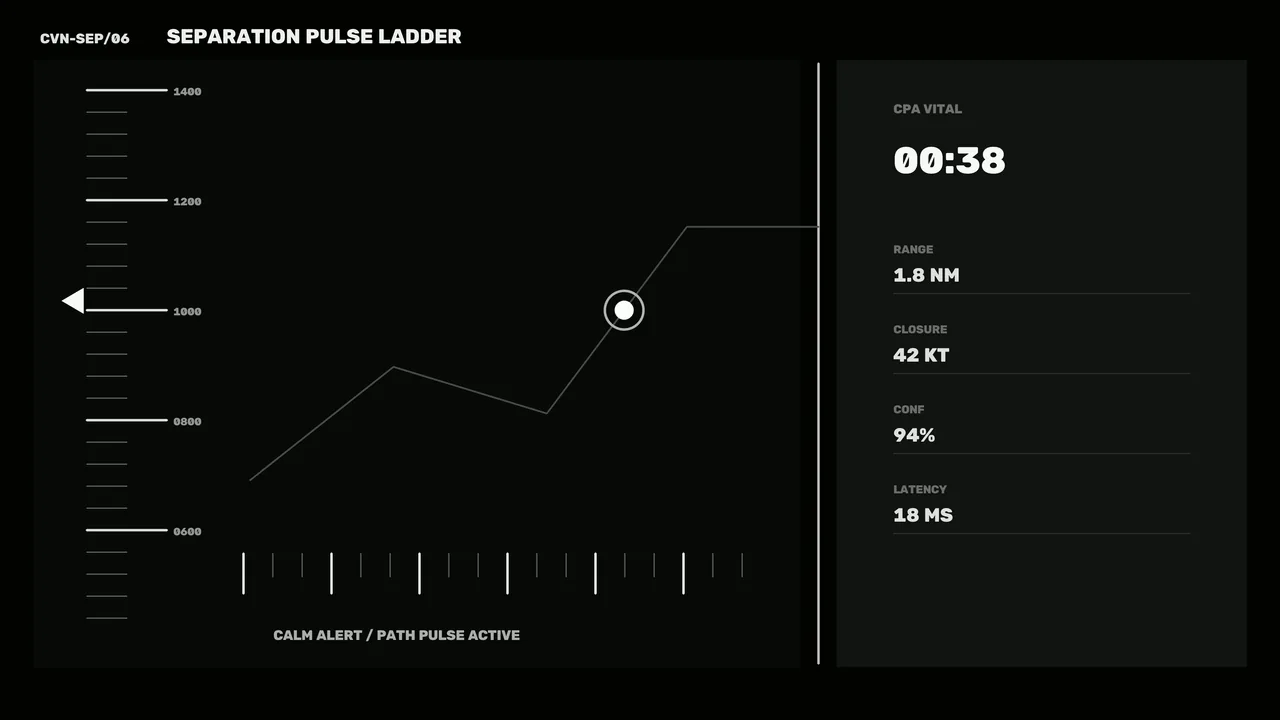 Sci-Fi Separation Pulse HUD Telemetry Dashboard 4K Wallpaper
