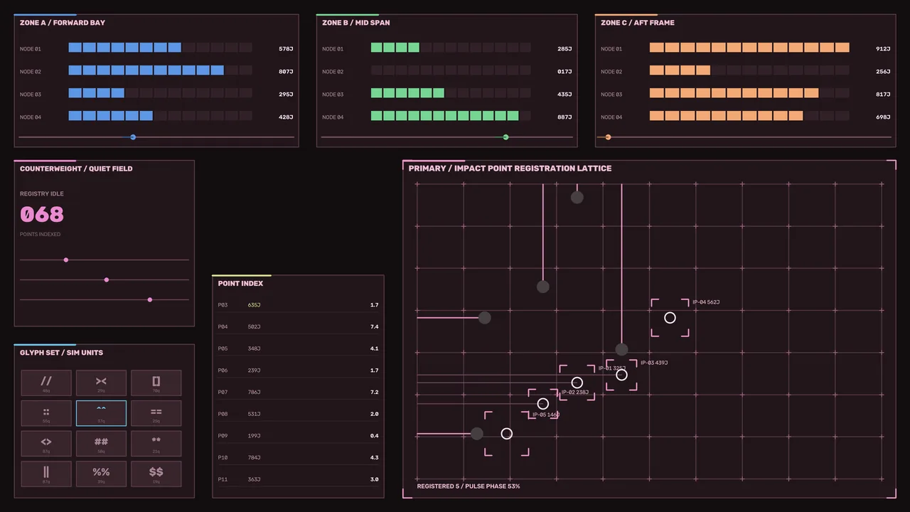 Futuristic Data Registration HUD Dashboard 4K Wallpaper